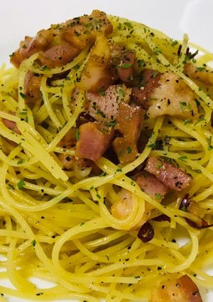 糖質オフパスタのペペロンチーノ-レシピのメイン写真