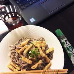 รูปของ 超速5分★カリカリお揚げのおろし冷蕎麦