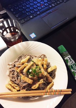 超速5分★カリカリお揚げのおろし冷蕎麦-レシピのメイン写真