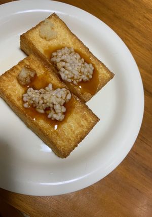 厚揚げの塩麹のせ-レシピのメイン写真
