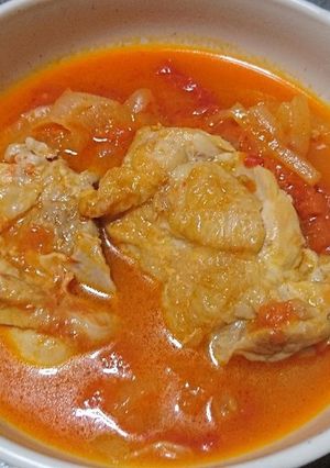 鶏肉のトマト煮込み-レシピのメイン写真