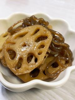レンコンの炒め煮-レシピのメイン写真