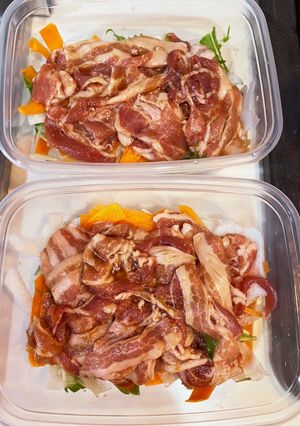 冷凍作り置き！豚しゃぶポン酢温野菜蒸し-レシピのメイン写真
