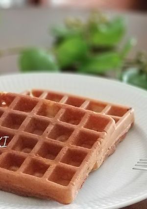 綺麗になれちゃう『無糖バナナワッフル』-レシピのメイン写真