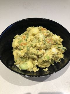 カレー風味のポテトサラダ-レシピのメイン写真