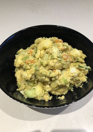 カレー風味のポテトサラダ-レシピのメイン写真