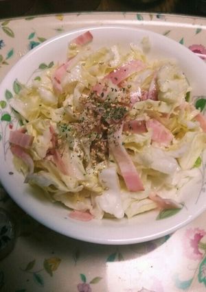 簡単❗新キャベツとベーコンの洋風サラダ☺-レシピのメイン写真