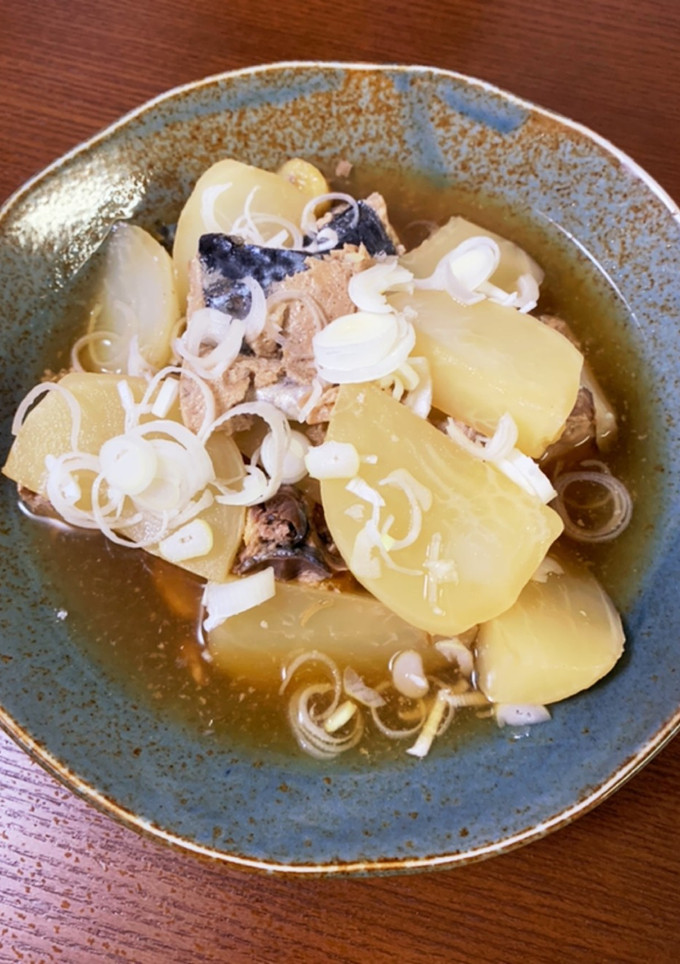 ほっこり☆鯖缶とカブの煮物-レシピのメイン写真