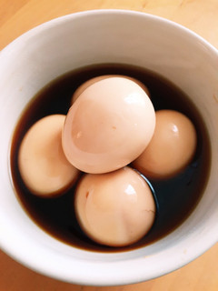 めんつゆで簡単!固ゆで味付け煮たまご-レシピのメイン写真