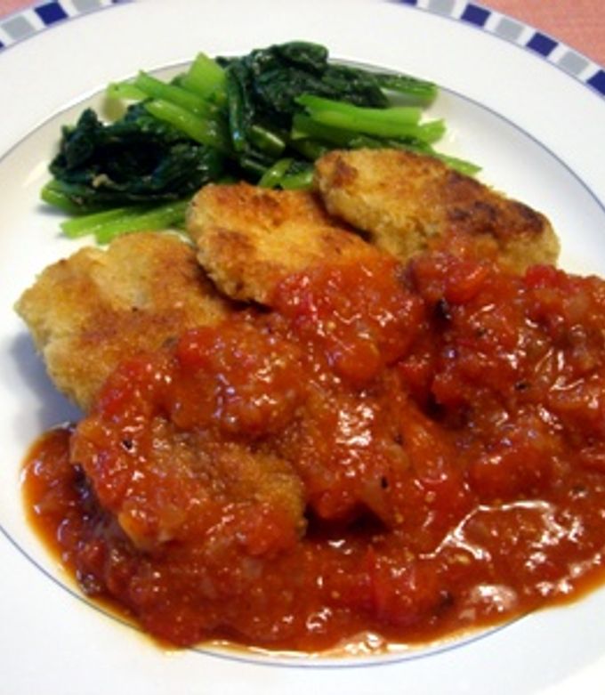 ミラノ風チキンカツレツ by Kuromi1021 【クックパッド】 簡単