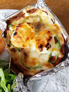 ピザトースト 半熟ゆで玉子 魚焼きグリル-レシピのメイン写真
