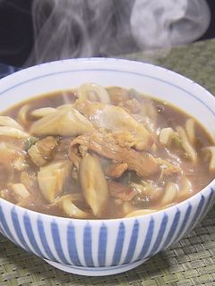 ごぼうカレーうどん-レシピのメイン写真