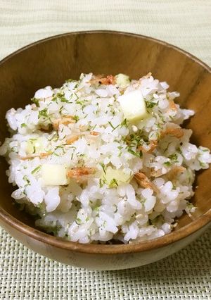 【健康】彩ミネラル混ぜご飯-レシピのメイン写真