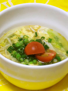 【健康】野菜シャキシャキ減塩卵スープ-レシピのメイン写真