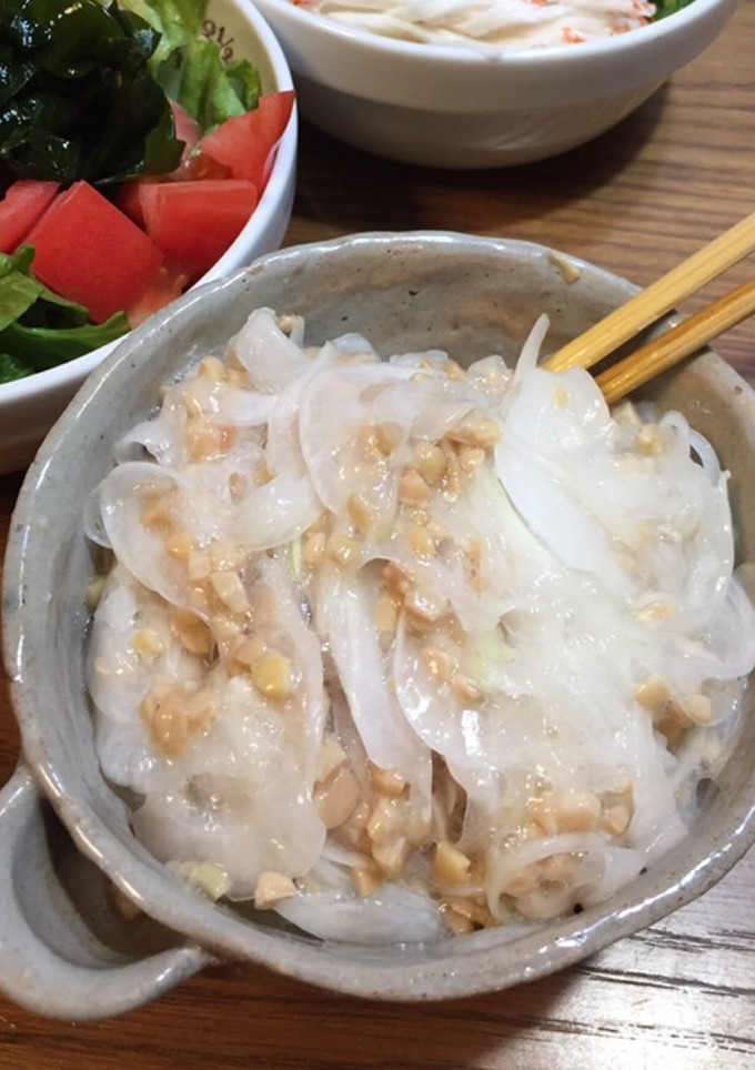 とっても簡単♪ 新玉納豆ドレッシング♪-レシピのメイン写真