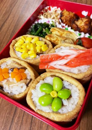 ♛パパのお稲荷さん弁当-レシピのメイン写真