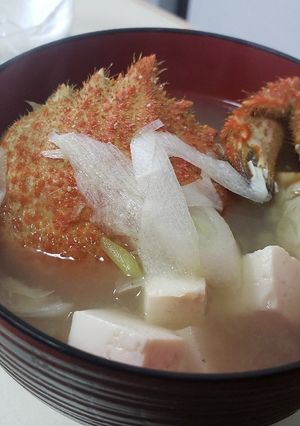 栗蟹の味噌汁-レシピのメイン写真