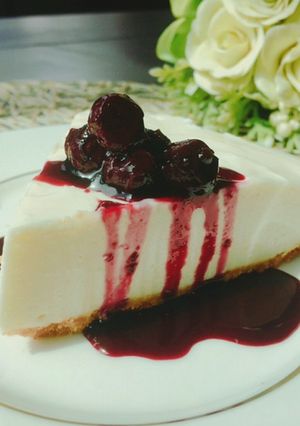 基本のレアチーズケーキ　-レシピのメイン写真