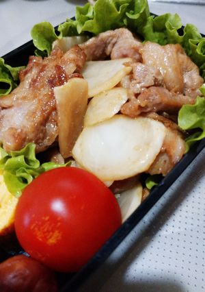 超簡単‼️カブと豚肉の炒め物-レシピのメイン写真