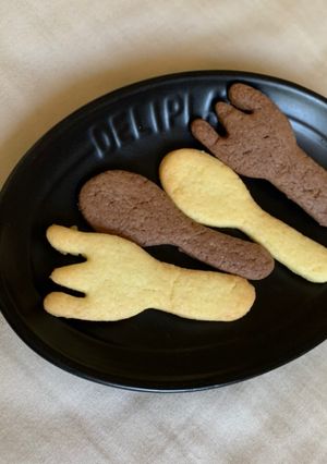 時短！材料4つde型抜きクッキー-レシピのメイン写真