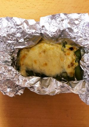 スナップえんどうのホイル焼き！-レシピのメイン写真