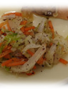 キャベツのゆかりあえ@倉敷市学校給食-レシピのメイン写真