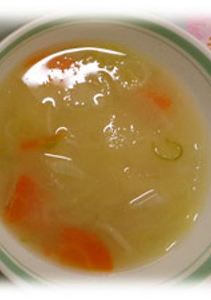 豆腐のみそ汁＠倉敷市学校給食-レシピのメイン写真