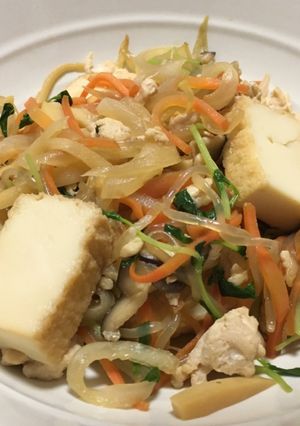 厚揚げのそぼろ煮-レシピのメイン写真