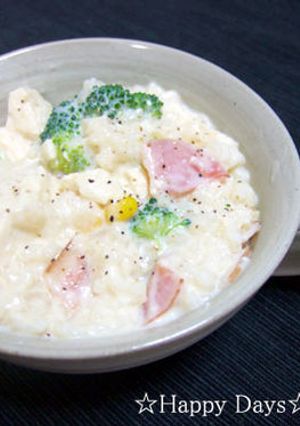 ダイエットに！豆腐入り豆乳リゾット♪-レシピのメイン写真