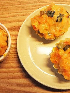 米粉でカボチャの鬼まんじゅう-レシピのメイン写真