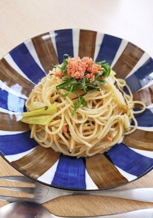 ☆キャベツと塩昆布の和風ワンポットパスタ-レシピのメイン写真