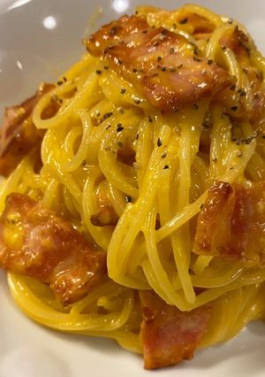超簡単！レンジでカルボナーラ-レシピのメイン写真