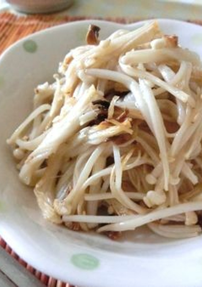 劇的に美味しい～♪　焼きエノキのナムル-レシピのメイン写真
