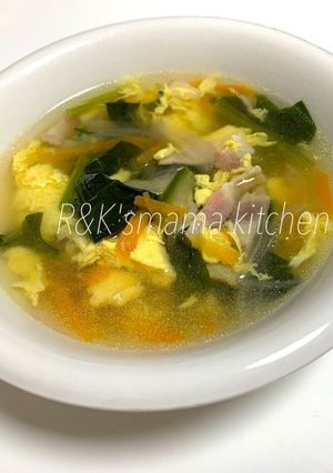 野菜たっぷり我が家の定番中華スープ☆-レシピのメイン写真