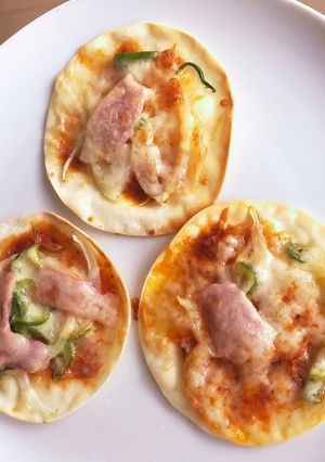 餃子の皮 ピザ-レシピのメイン写真