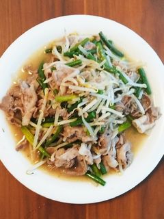 豚肉とニンニクの芽の味噌炒め-レシピのメイン写真