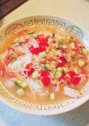 誰でも簡単に作れる冷たい素麺-レシピのメイン写真