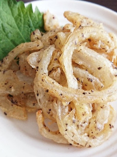 玉ねぎの天ぷらゆかり風味-レシピのメイン写真