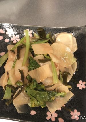 カブ(又は大根)と昆布の三杯酢-レシピのメイン写真