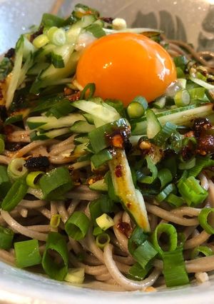 ラー油まぜ蕎麦-レシピのメイン写真