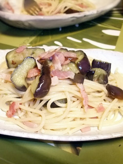 「だしの花」でなすの和風パスタ-レシピのメイン写真