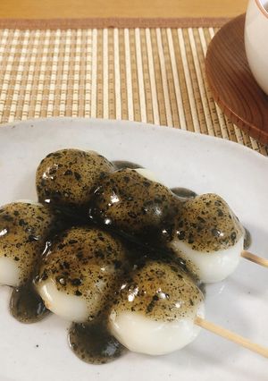 黒ごまみたらし団子-レシピのメイン写真