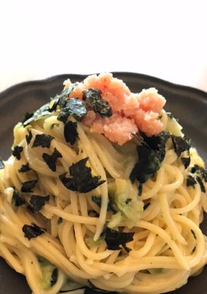 フリーズドライみそ汁でアレンジパスタ♪-レシピのメイン写真
