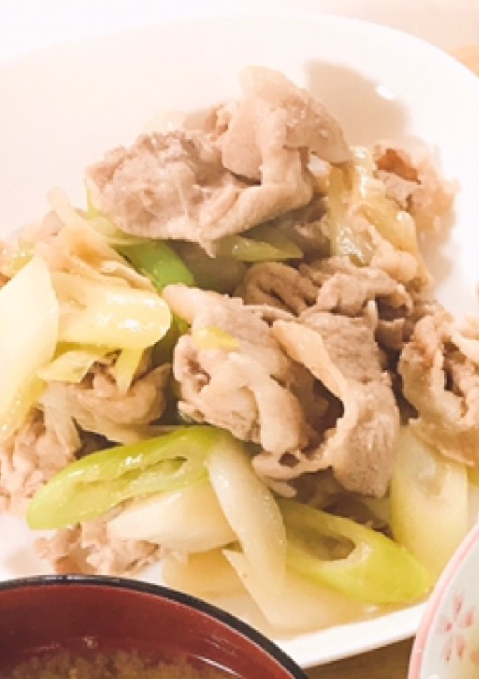 豚肉のネギ炒め-レシピのメイン写真