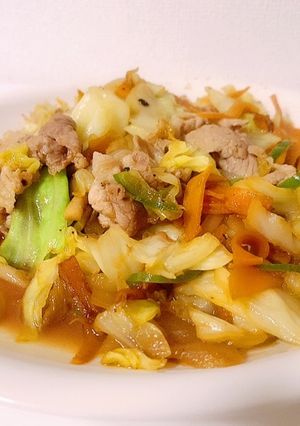 豚バラ野菜炒め-レシピのメイン写真