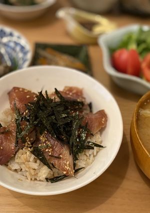 はまちの漬け丼-レシピのメイン写真