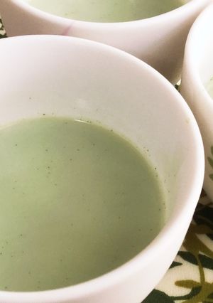 青汁で簡単!栄養たっぷり抹茶風プリン♡-レシピのメイン写真