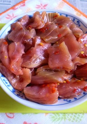 キハダマグロの剥き身のヅケVer.2-レシピのメイン写真