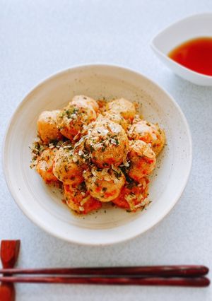 お好み焼き風山芋ボール-レシピのメイン写真