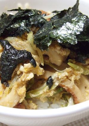 長ネギとちくわのさっと丼-レシピのメイン写真